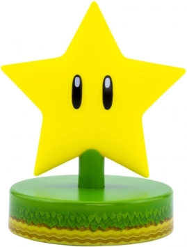 Svetleča ikonična lučka Super Mario – Super Star