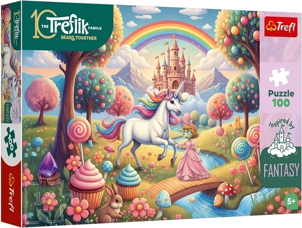 Sestavljanka Inspired By Fantasy – samorog v sladki fantaziji, 100 kosov