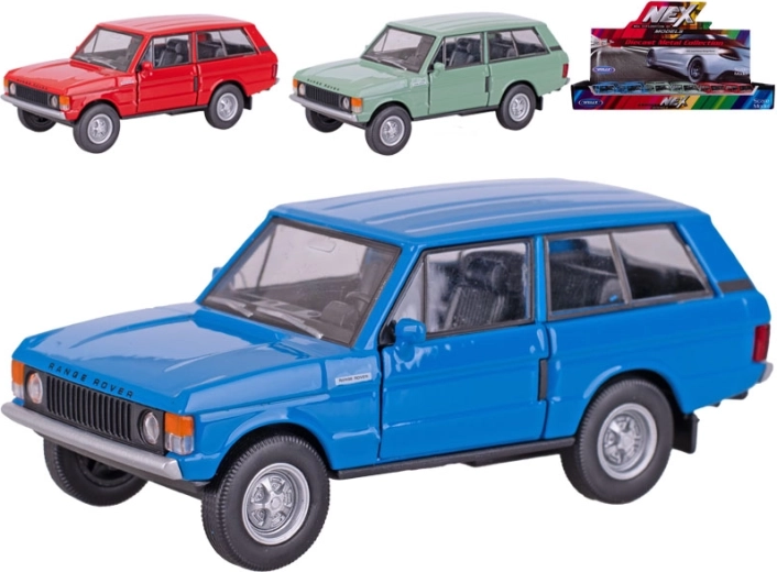 Welly 1970 Land Rover Range Rover Die-Cast Model with Pull-Back Action