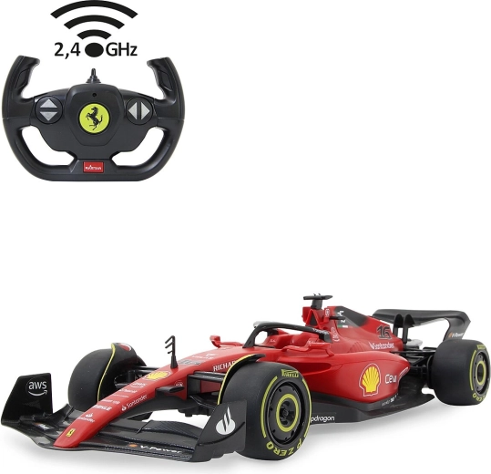 JAMARA Ferrari F1-75 radijsko vodeni model 1:12, rdeč