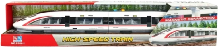Children's train with light and sound in a box
