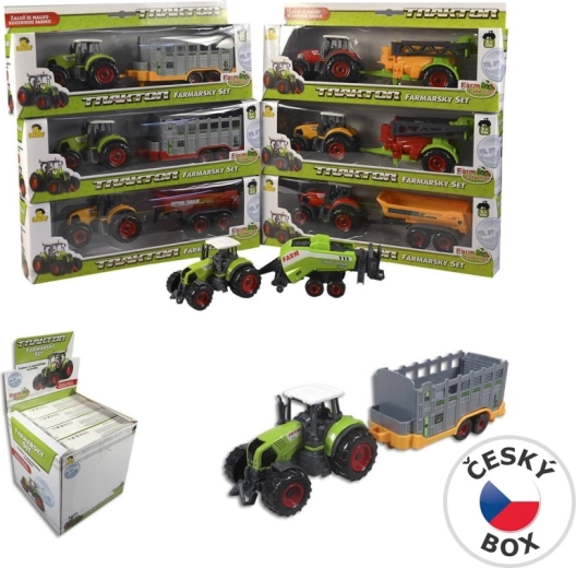 Traktor s prikolico 27 cm