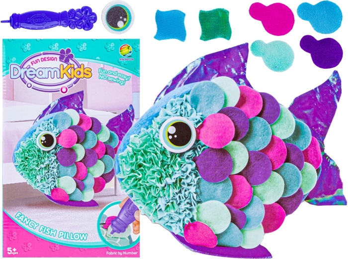 Ustvarjalni komplet za izdelavo blazinice ribica (DIY) - 1 kos