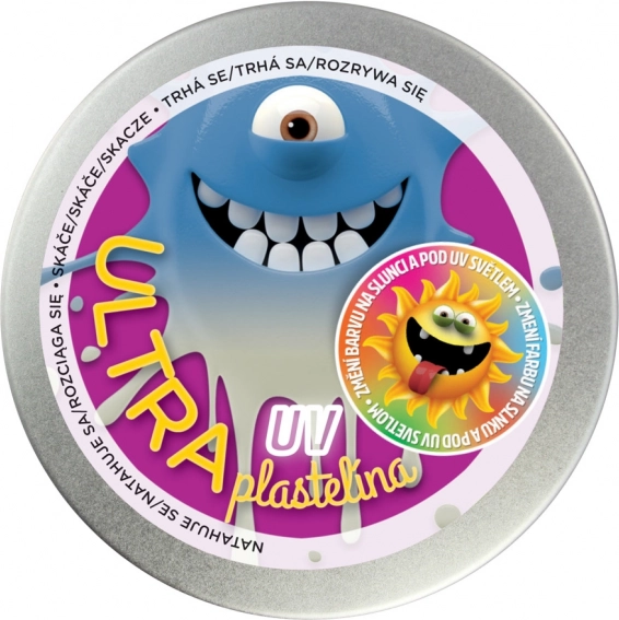 Ultra plastelina 80 g UV, ki menja barvo