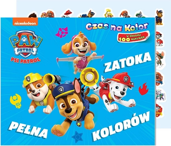 Tačke na patrulji: Čas za barve 1 – Zaliv poln barv – pobarvanka z nalepkami