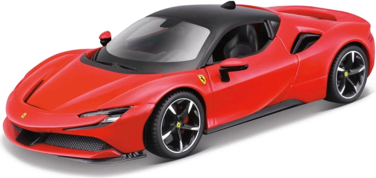 Maisto Ferrari SF90 Stradale rdeč komplet za sestavljanje avtomobila 1:24