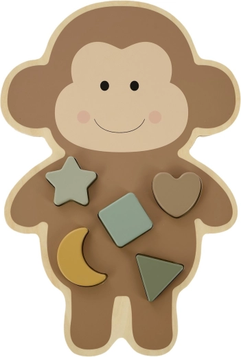 Jabadabado lesena vstavljanka – puzzle opica
