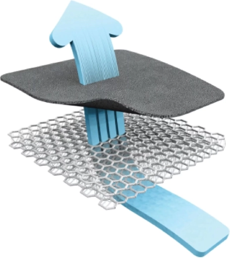 Maksimalno prezračevanje zaradi 3D strukture