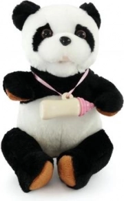Interaktivni plišasti panda z flaško
