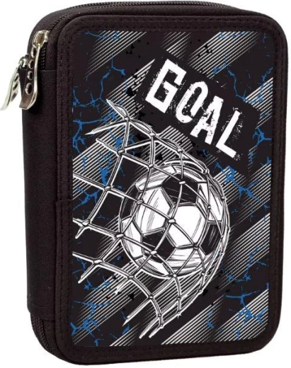 Opremljena dvonadstropna peresnica Back me up goal – 1 kos