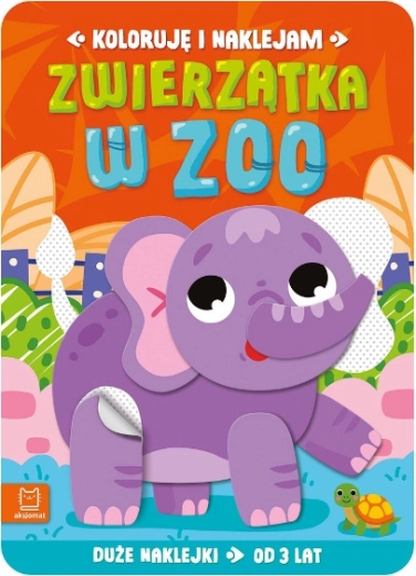 Color and Sticker: Zoo Animals – Creative Sticker Book