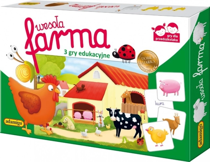 Wesoła Farma - izobraževalna igra za otroke od Adamigo