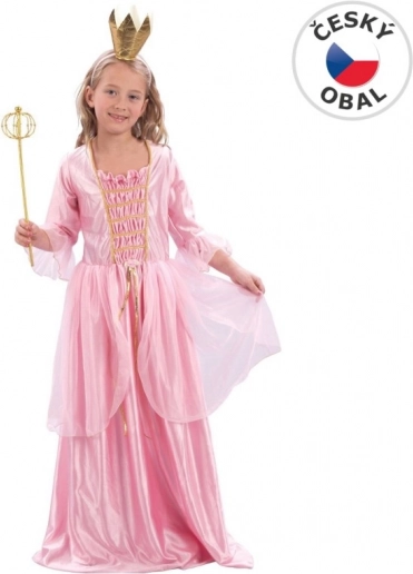 Kostum Princesa za pust za deklice 110–120 cm