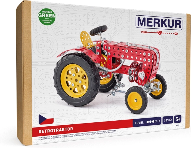 Merkur retro traktor – gradbeni komplet 333 delov