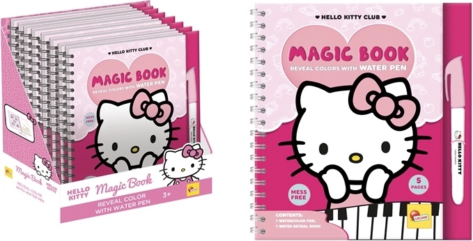 Lisciani vodne pobarvanke Hello Kitty z vodnim flomastrom