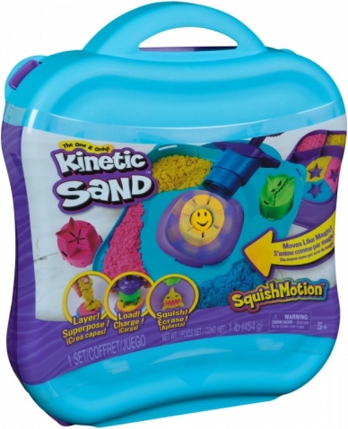 KINETIC SAND gibljive oblike – kreativni komplet s kinetičnim peskom (453 g)