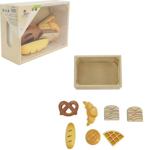 Babu pekarska set v leseni zabojd