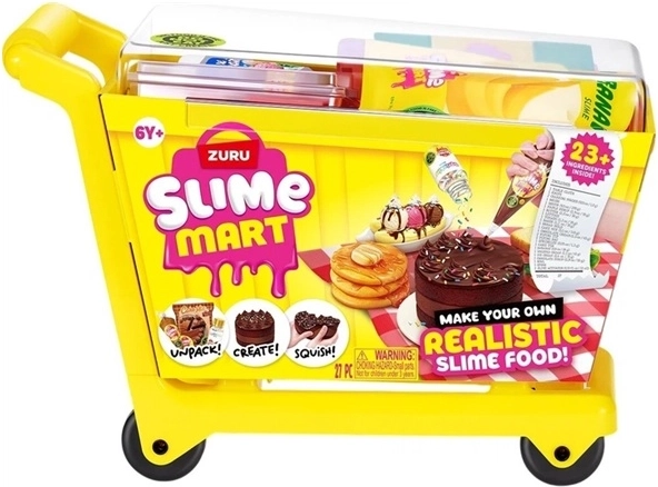 ZURU Slime Mart nakupovalni voziček s sluzjo