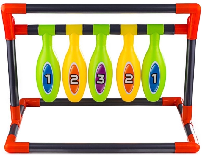 Hanging targets with scoring for competitive play