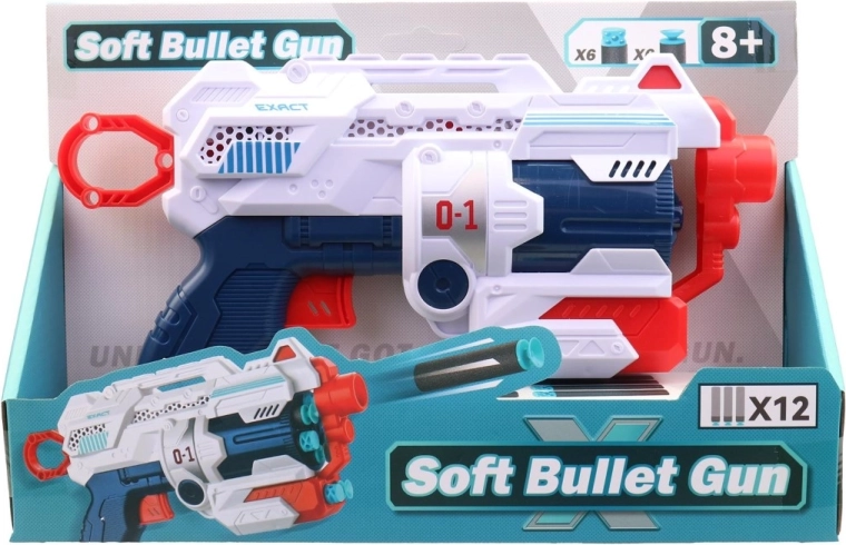 Plastična pištola s strelkami za otroke 28,5 cm