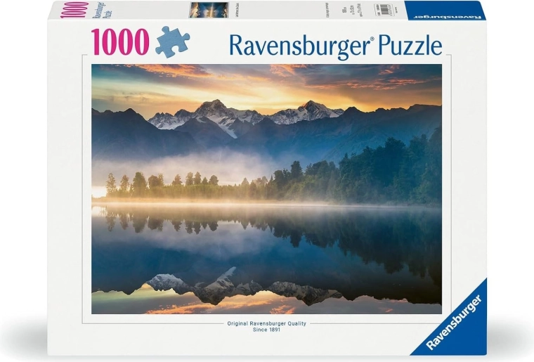 Ravensburger sestavljanka Lake Matheson, Nova Zelandija, 1000 kosov