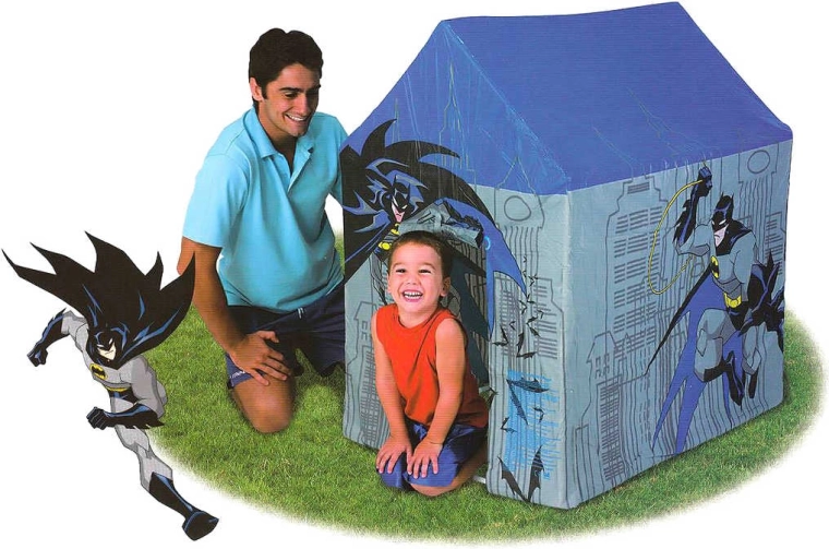 Bestway otroški šotor hiška Batman 107 × 76 × 114 cm - 1 kos