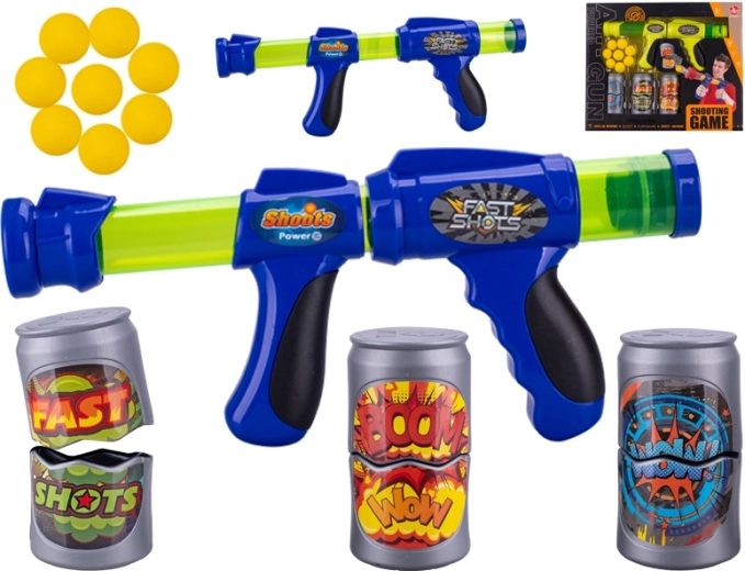 Pena pištola na napenjanje 42 cm s tarčami in naboji