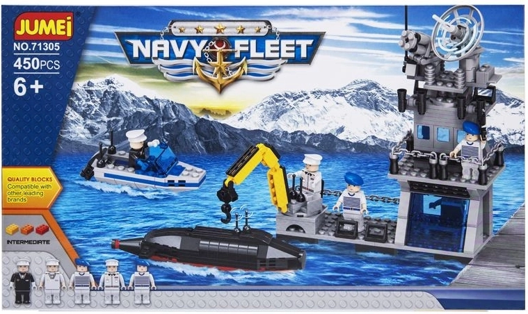Stavebnica Jumei Navy Fleet – mornarica, 450 delov