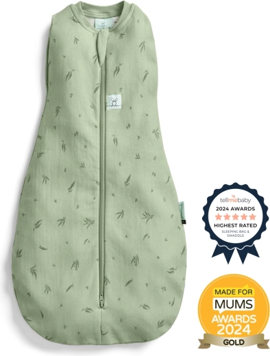 ErgoPouch povijalna odejica in spalna vreča 2v1 Cocoon willow 0,2 TOG (0–3 mesece, 3–6 kg)