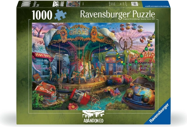 Ravensburger sestavljanka Abandoned: Mračno sejmišče 1000 kosov