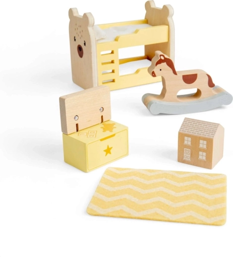 Gugalni konjiček in skrinja za igrače za še več igre