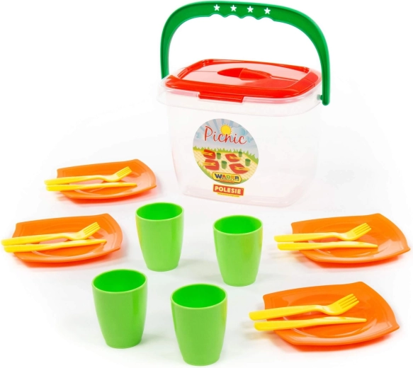 Children's Picnic Set in a Portable Box