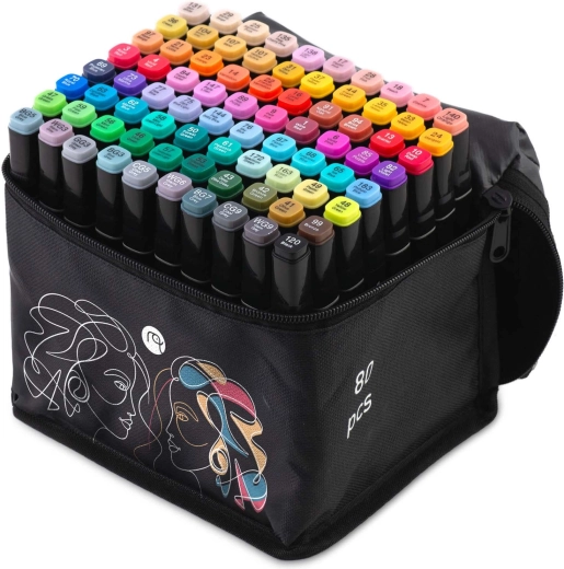 Praktičen etui z zadrgo za potovanja in atelje