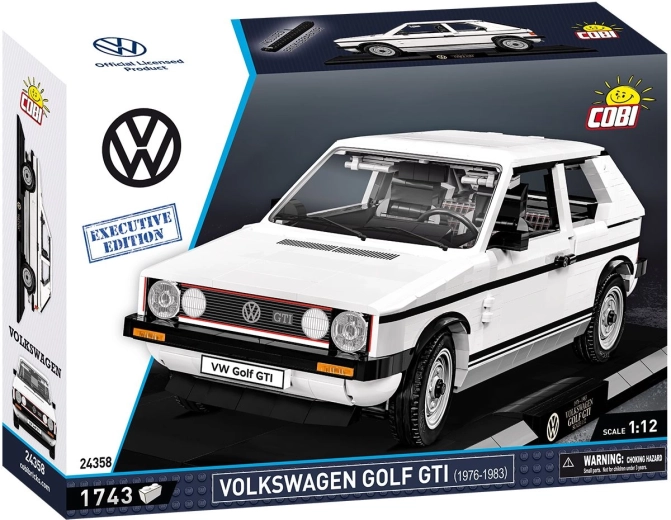 COBI Volkswagen Golf GTI (1976–1983) Executive Edition konstrukcijski set 1:12