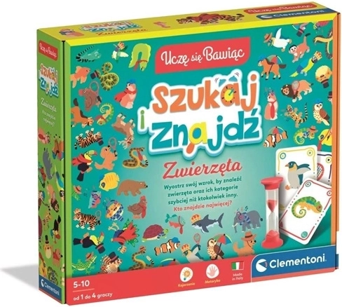 Clementoni Učim se skozi igro – živali (Poglej in spoznaj … živali)