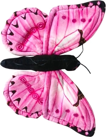 Pink Monarch Butterfly Plush 30 cm