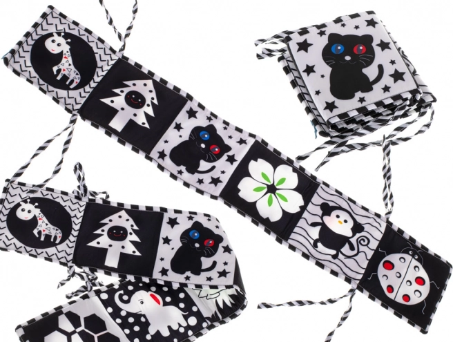 Kontrastna senzomotorična knjigica za otroke