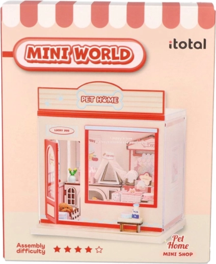 i-Total Mini World DIY miniaturna trgovina za hišne ljubljenčke