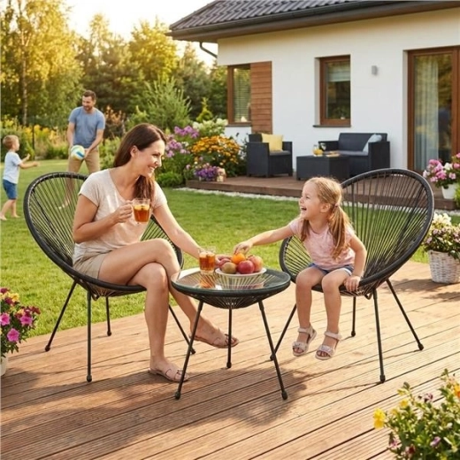Set for comfortable seating for two
