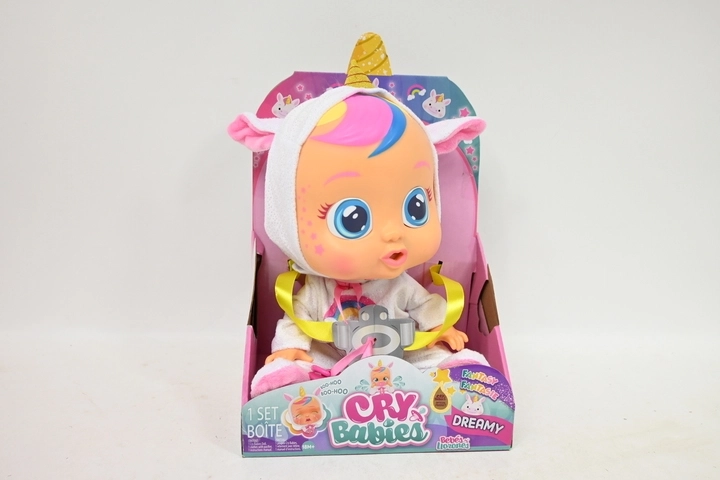 Cry Babies Dreamy interactive unicorn doll