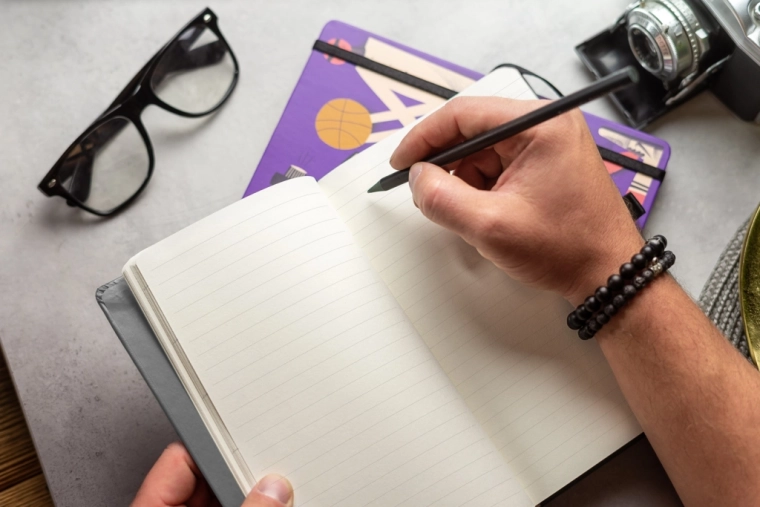Comfortable writing and daily organization