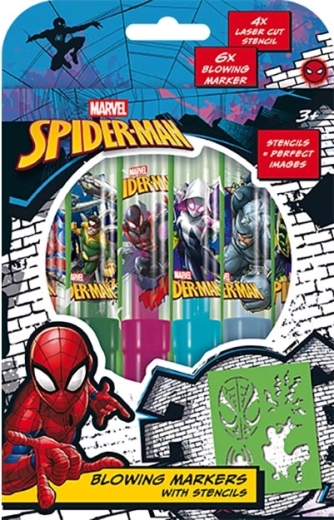 Pihalni flomastri Spiderman - 1 kos
