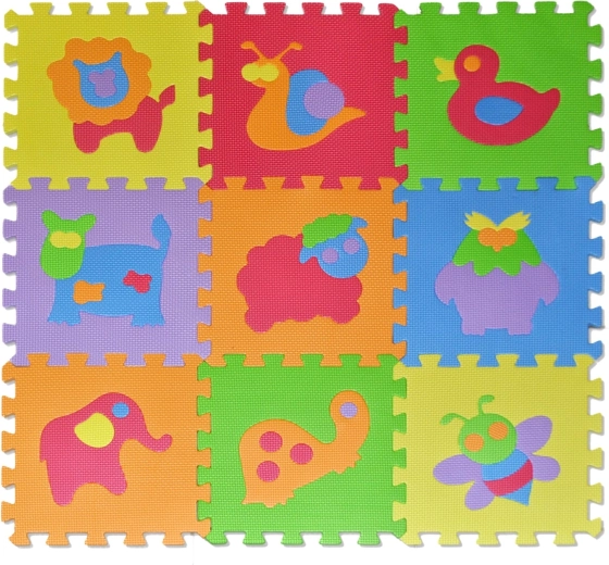Pene puzzle živalice 28 × 28 cm