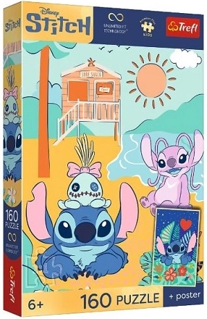 Puzzle Premium Plus Kids Stitch na valu 160 kosov