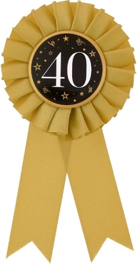Jubilejna rojstnodnevna kokarda 40