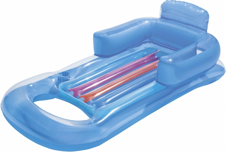 Bestway napihljivo ležišče z naslonom in držalom za pijačo – Siva