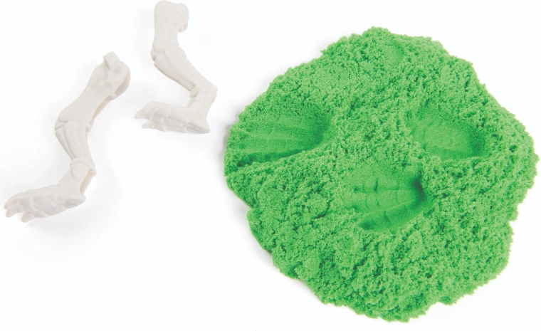 Oblikovanje, odtisi in sledi v kinetičnem pesku