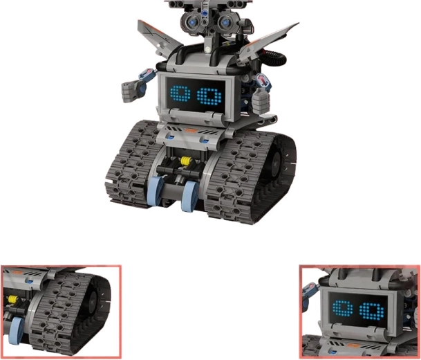 Daljinsko upravljanje in gladko gibanje na gosenicah