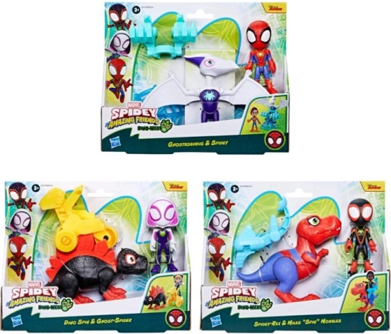 Spidey in njegovi osupljivi prijatelji – figurica z dinozavrom in dodatki
