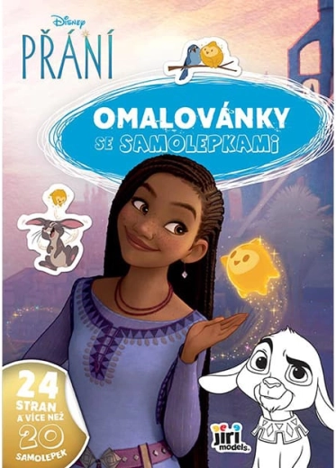 Pobarvanka A4 z nalepkami ŽELJE
